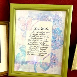 Beautiful Plaque for a wonderful Mother